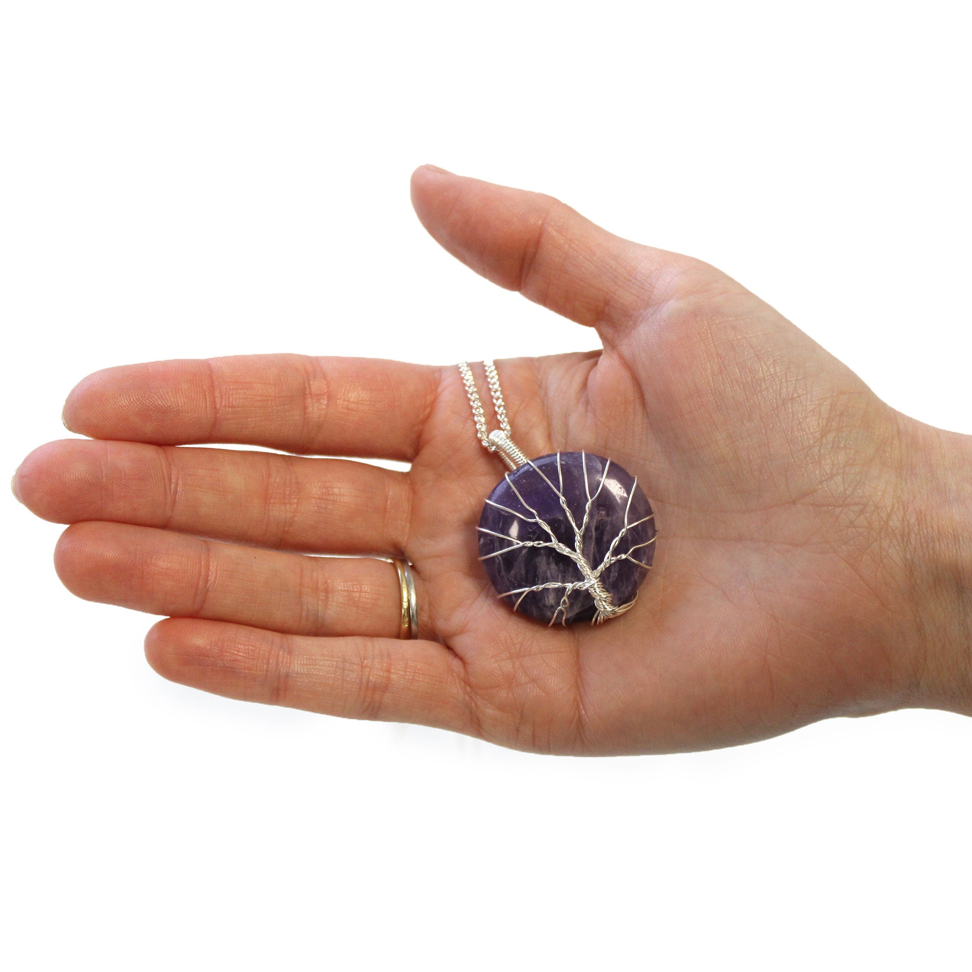Tree of Life Gemstone Necklace