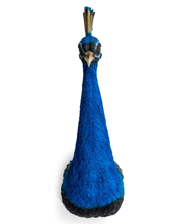 Peacock Head Wall Figure