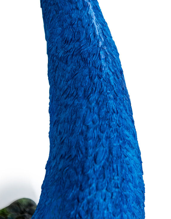 Peacock Head Wall Figure