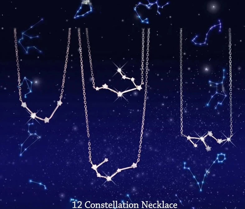 Constellation Zodiac Necklace - Floral Fawna