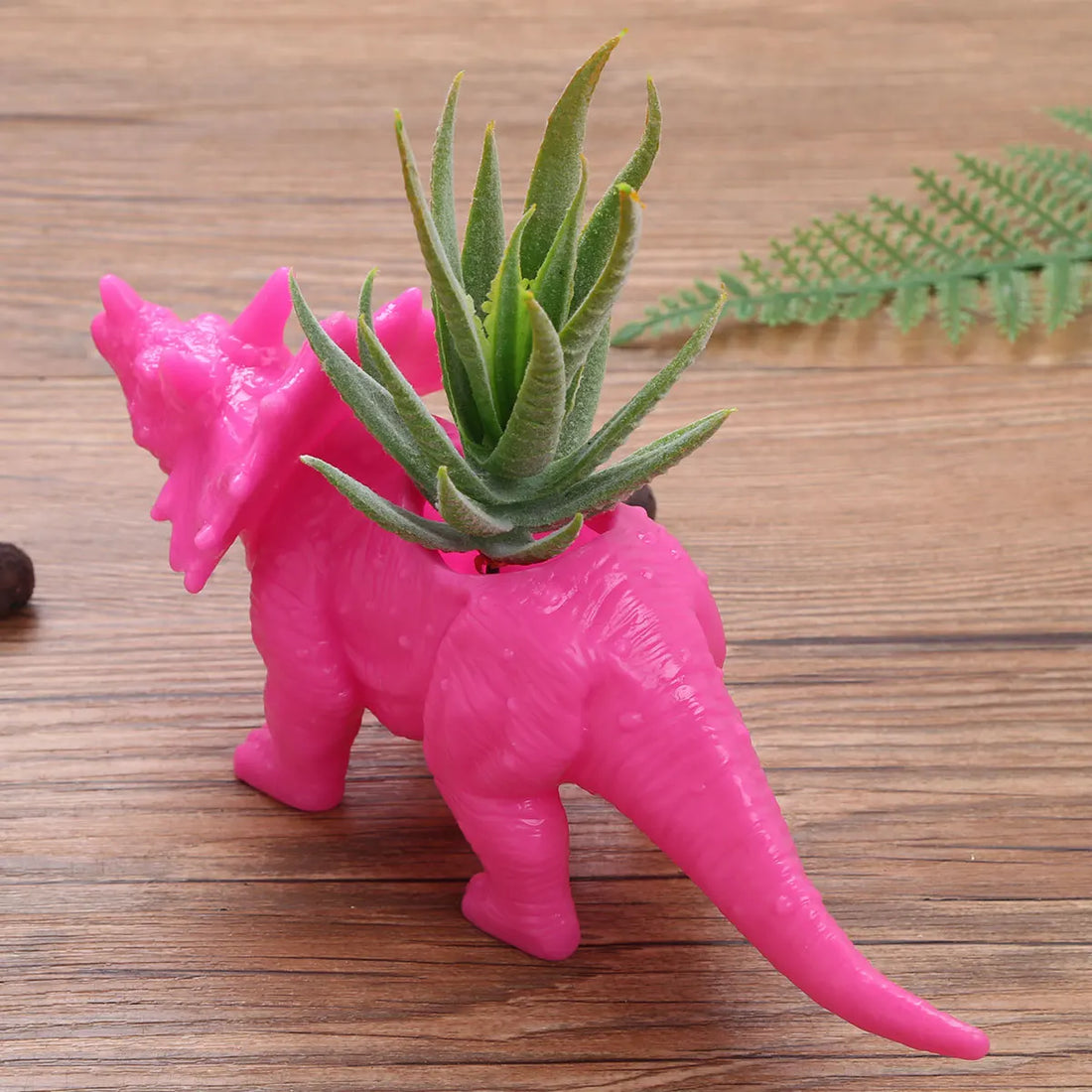 Vibrant Dinosaur Planter - Floral Fawna