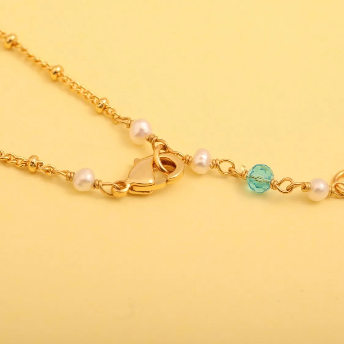 Enamel Lion Necklace - Floral Fawna