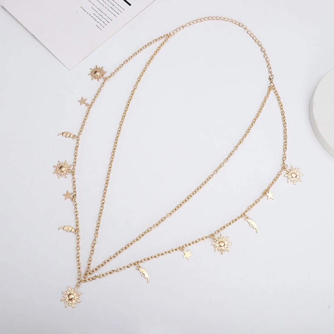 Celestial Chain Belt - Floral Fawna