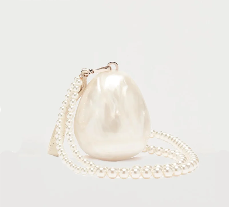 Marble Egg Bag - Floral Fawna
