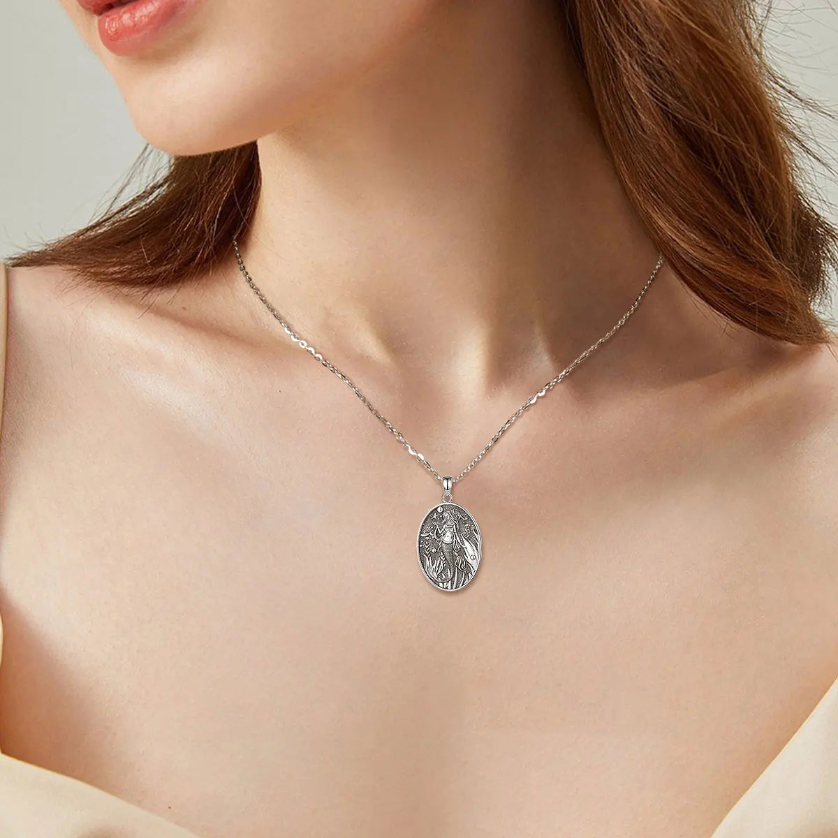 Sterling Silver Mermaid Necklace