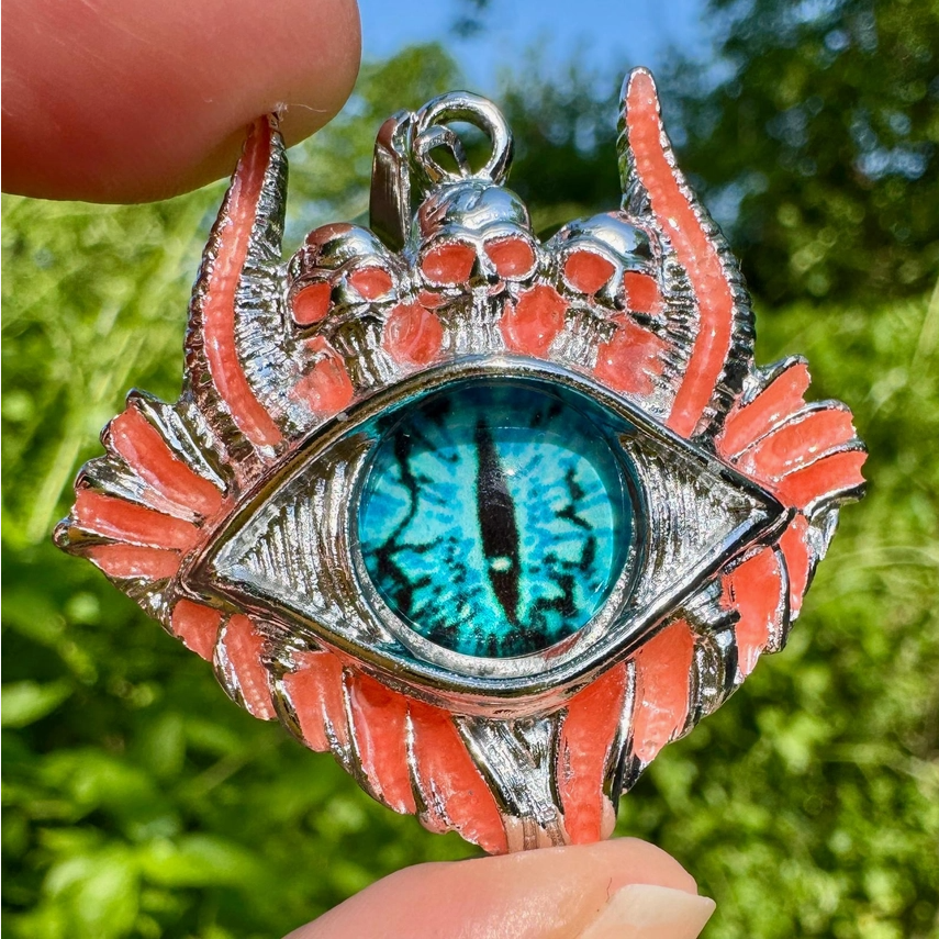 Glow In The Dark Evil Eye Pendant
