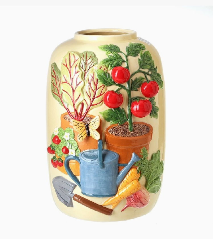 Large Gardener Ceramic Vase