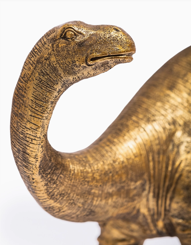 Gold Brontosaurus Table Lamp