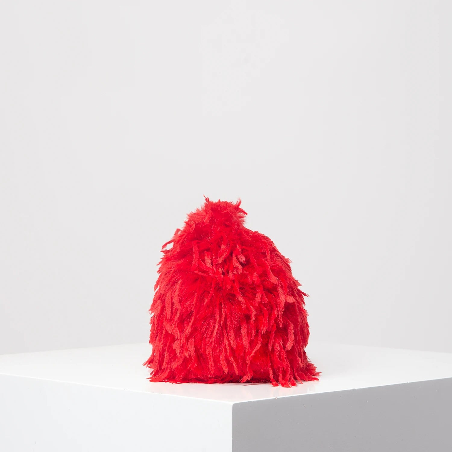 Faux Feather Clutch Bag - Floral Fawna