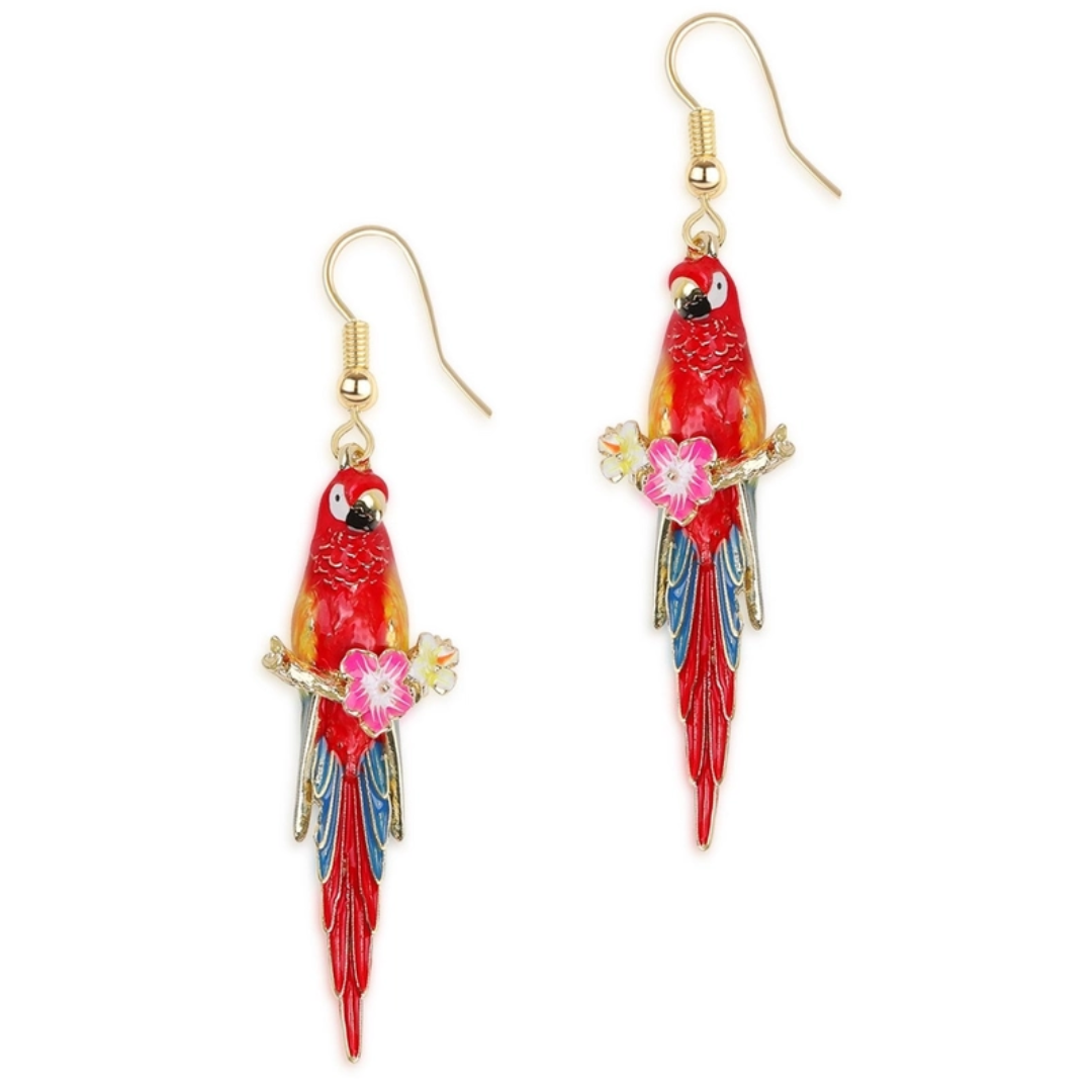 Parrot Drop Earrings