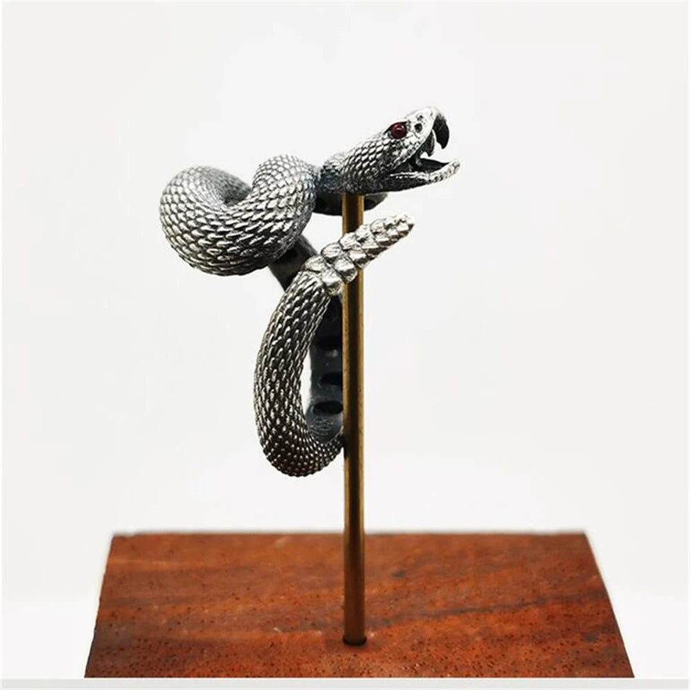 Rattlesnake Resizable Ring - Floral Fawna
