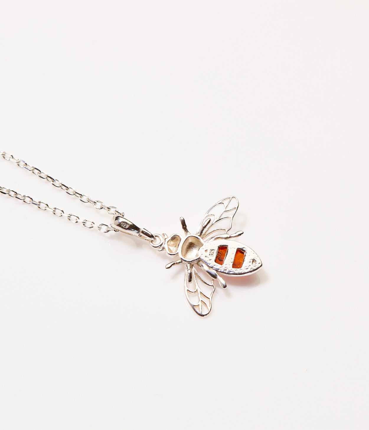 Amber Bee Necklace