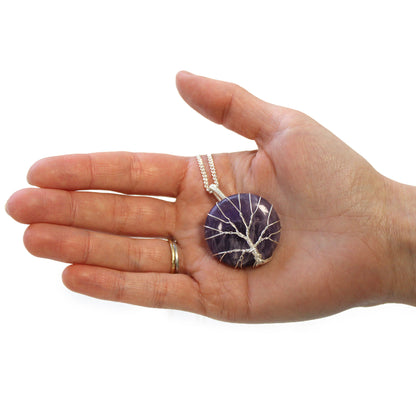 Tree of Life Gemstone Necklace