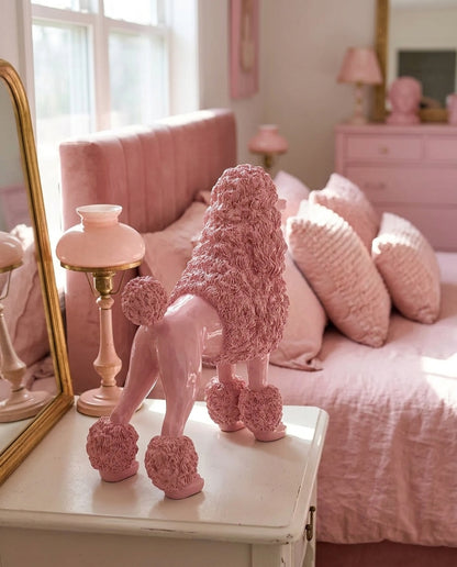 Pink Poodle Sculpture