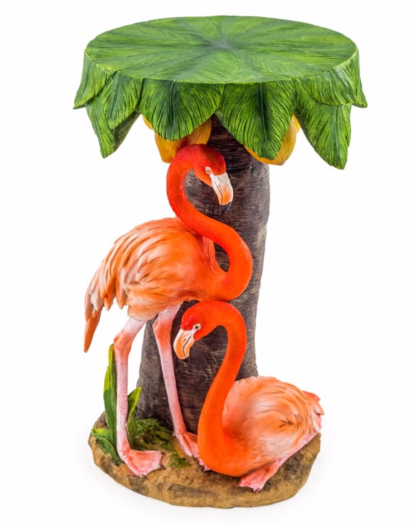 Tropical Flamingo Table - Floral Fawna