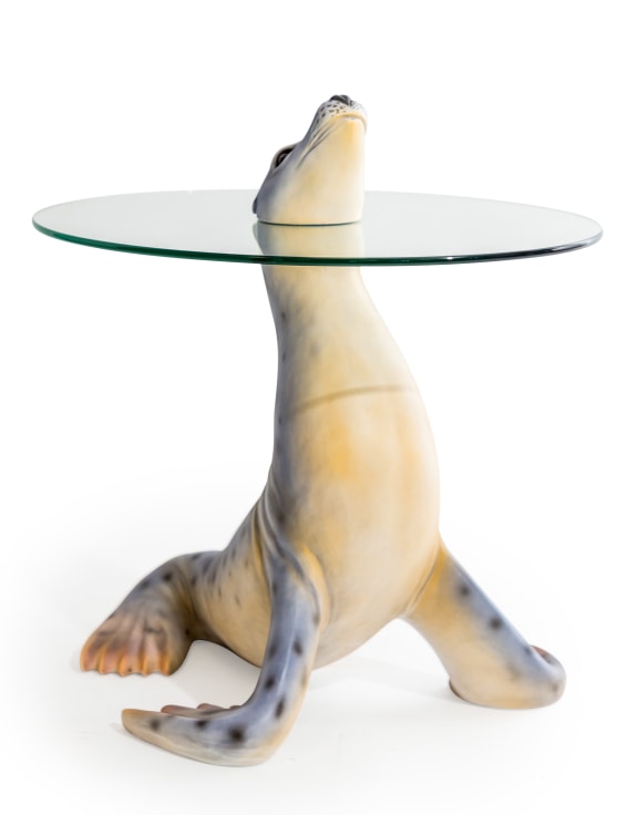 Grey Seal Coffee Table - Floral Fawna