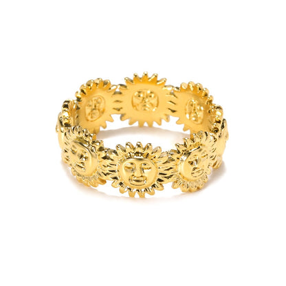 Bohemian Sun Ring - Floral Fawna