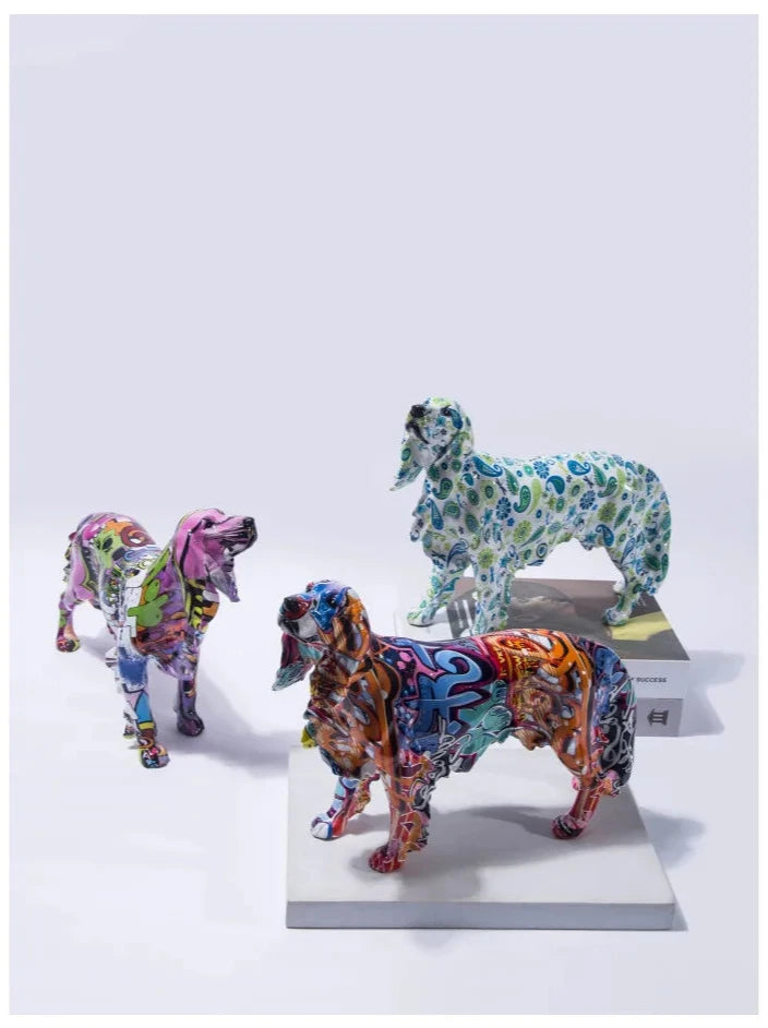 Abstract Springer Spaniel Sculpture