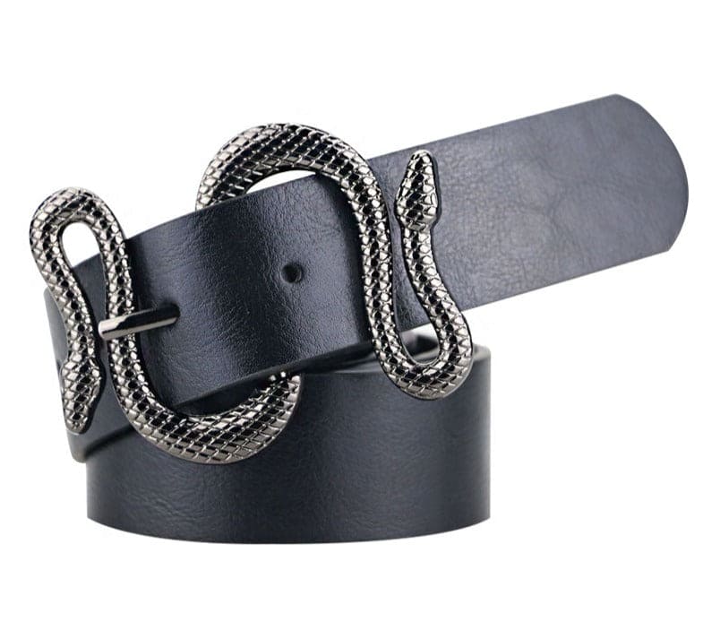 Snake Buckle Belt - Floral Fawna