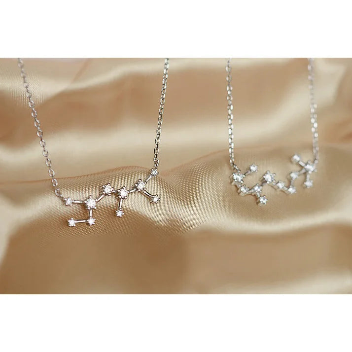 Constellation Zodiac Necklace - Floral Fawna