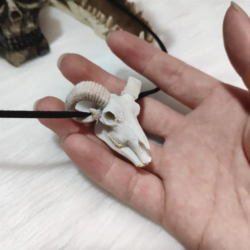 Ram Skull Necklace