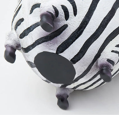 Fat Zebra Ornament - Floral Fawna