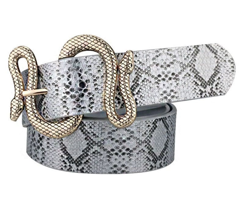 Snake Buckle Belt - Floral Fawna