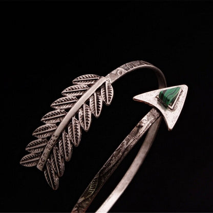 Viking Feather Upper Armlet - Floral Fawna