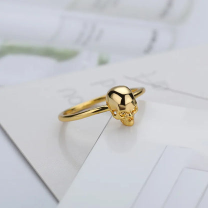 Dainty Skull Ring - Floral Fawna