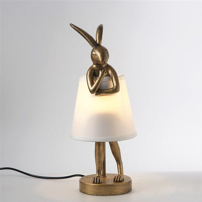 Nordic Rabbit Lamp - Floral Fawna