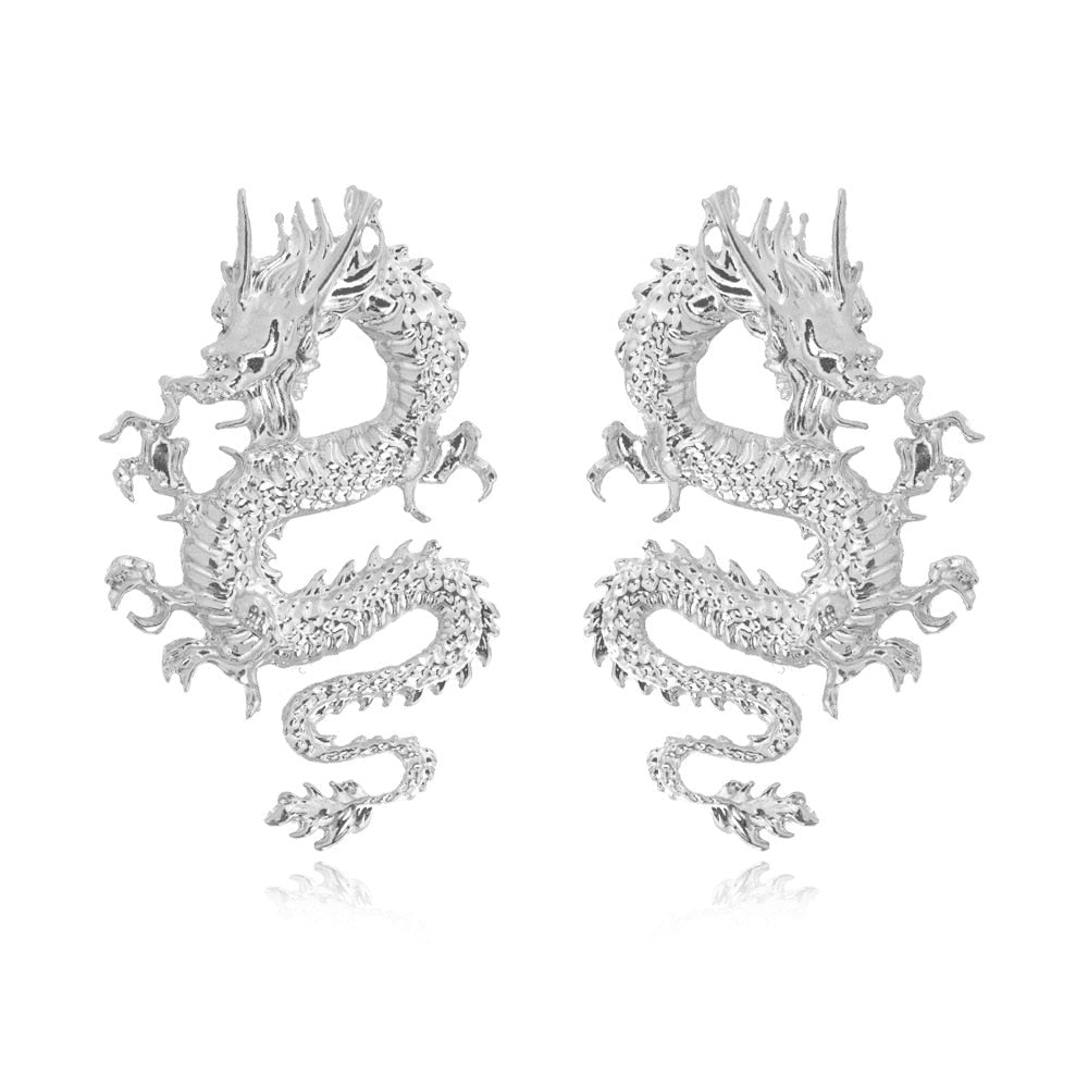 Chinese New Year Dragon Earrings - Floral Fawna