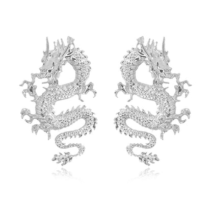 Chinese New Year Dragon Earrings - Floral Fawna