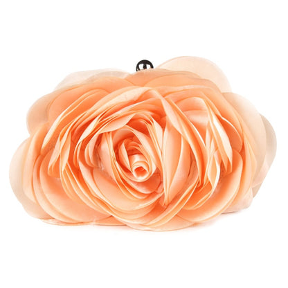 3D Rose Clutch Bag - Floral Fawna