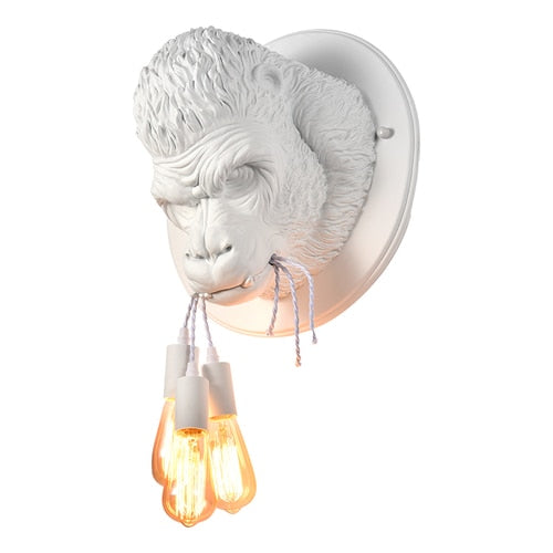 Gorilla Wall Lamp - Floral Fawna