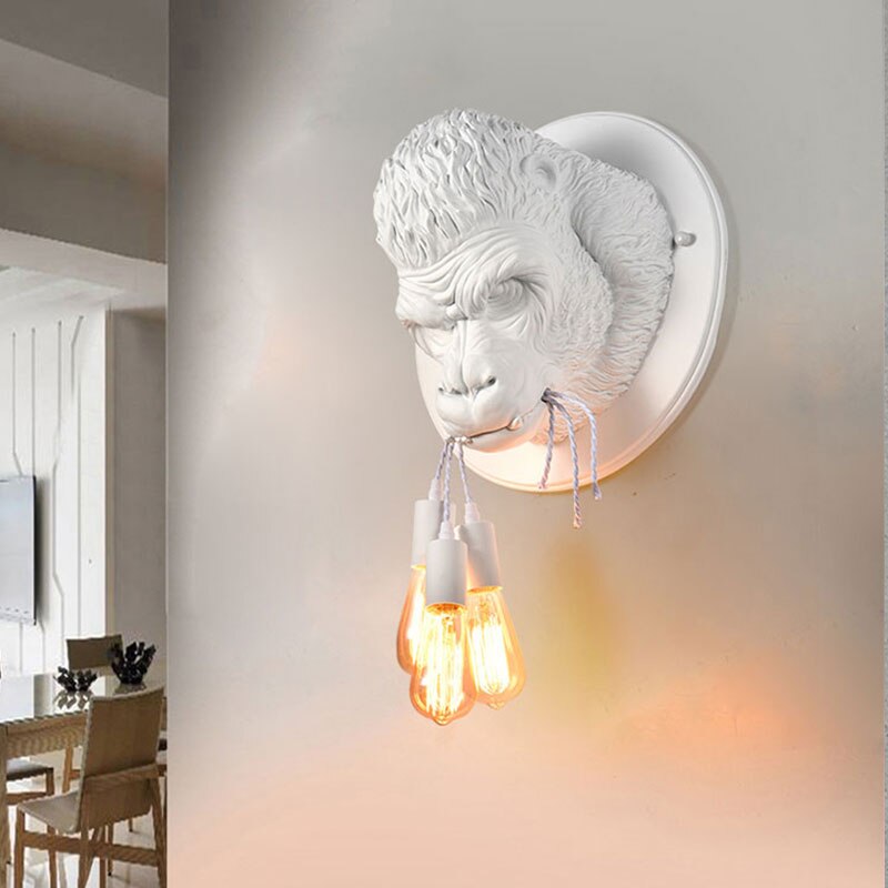 Gorilla Wall Lamp - Floral Fawna