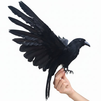 Artificial Crow Sculpture