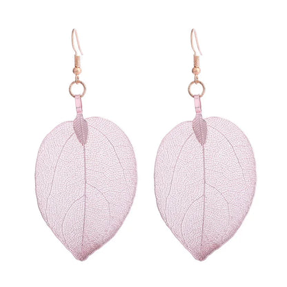 Real Leaf Earrings - Floral Fawna