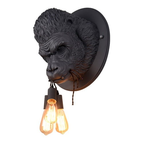 Gorilla Wall Lamp - Floral Fawna