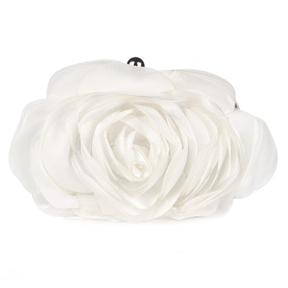 3D Rose Clutch Bag - Floral Fawna