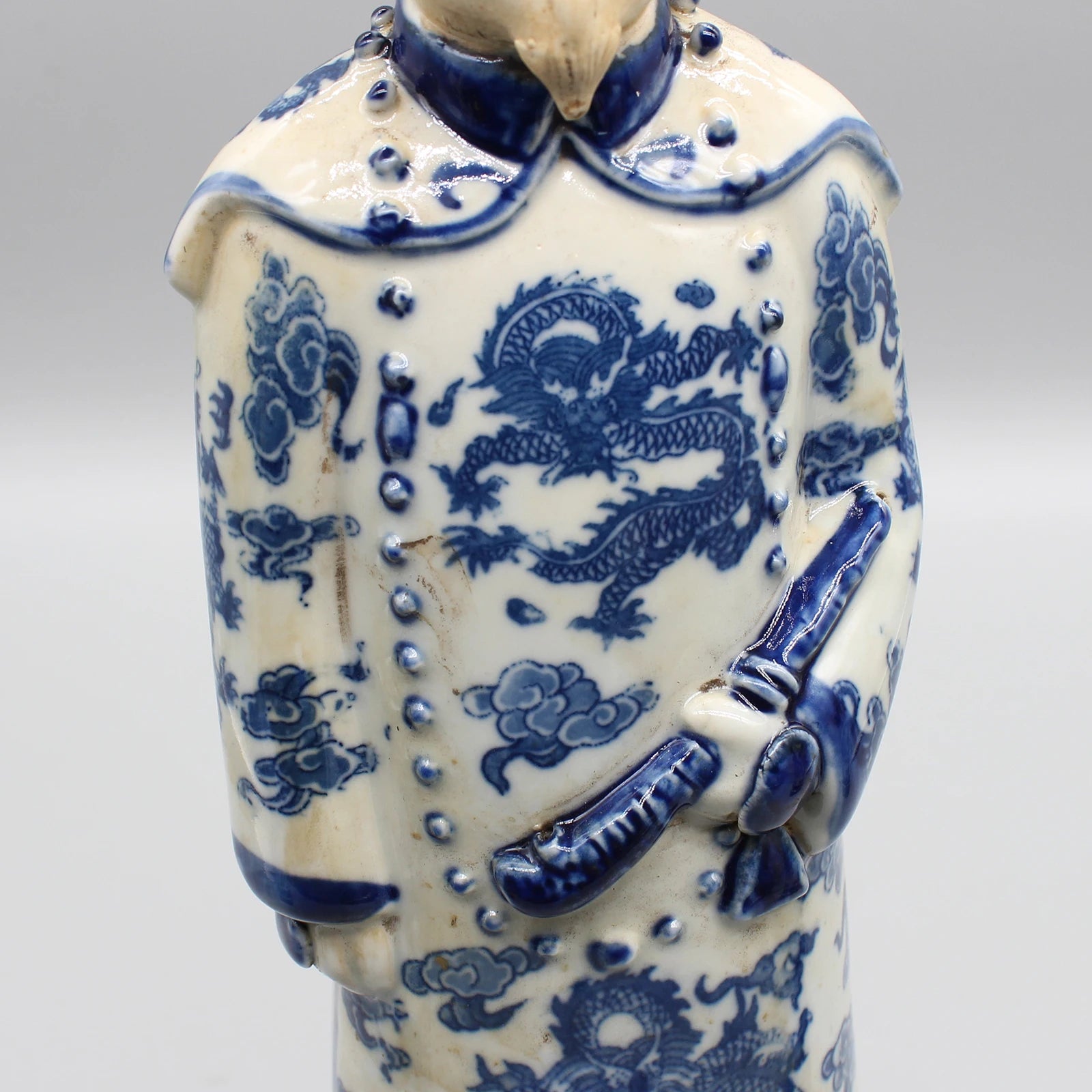 Chinese Dynasty Ceramic Sculpture - Floral Fawna
