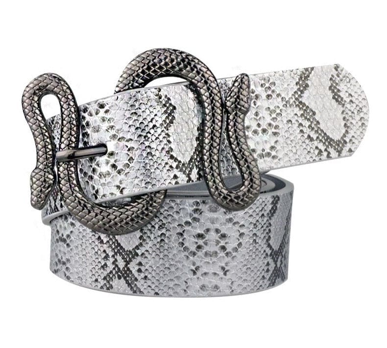 Snake Buckle Belt - Floral Fawna