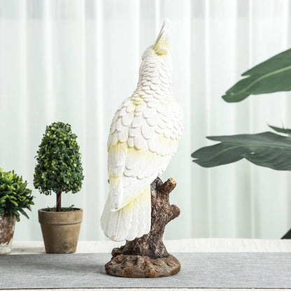 Cockatoo Parrot Ornament - Floral Fawna