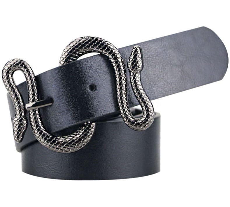 Snake Buckle Belt - Floral Fawna