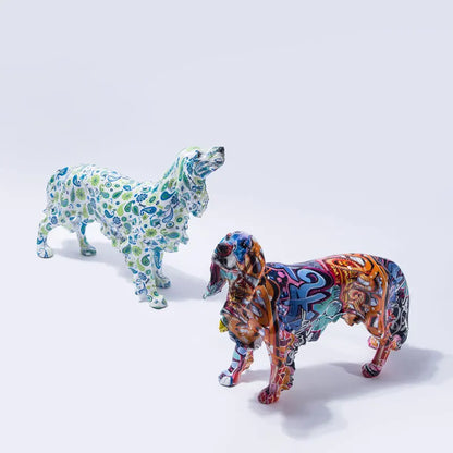 Abstract Springer Spaniel Sculpture