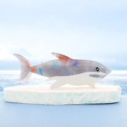 Great White Shark Claw Clip - Floral Fawna