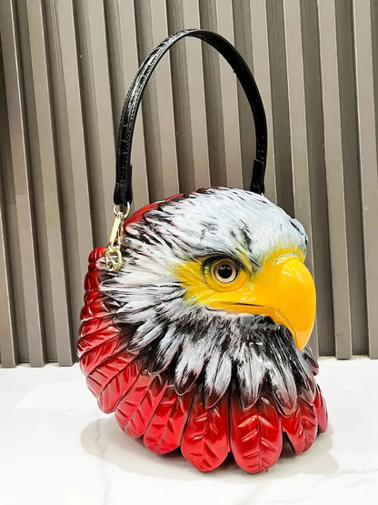 3D Eagle Handbag - Floral Fawna