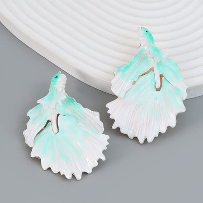 Betta Fish Earrings - Floral Fawna