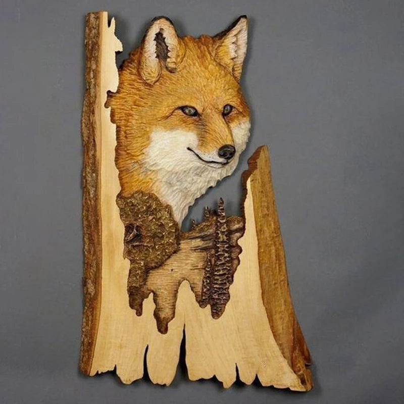 Wooden Animal Wall Plaque