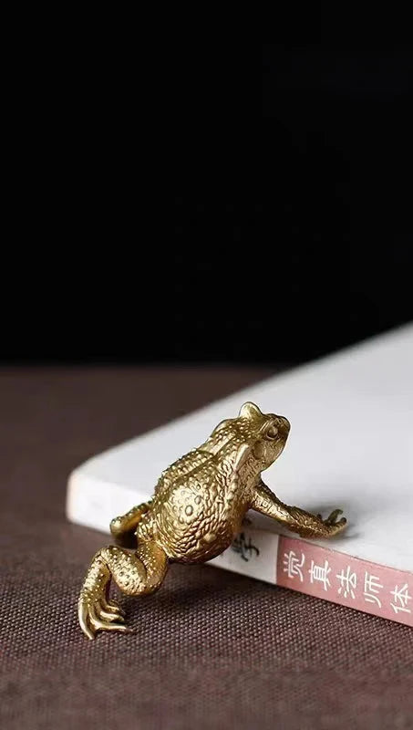 Copper Toad Ornament