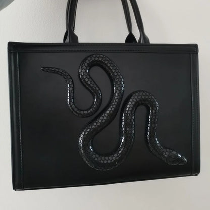 3D Faux Leather Snake Bag